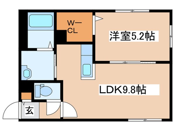 エクセル美園の物件間取画像